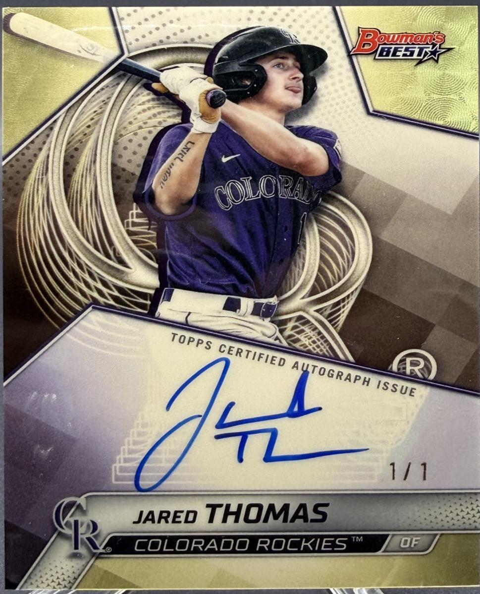 Jared Thomas [Superfractor] #B25-JTH