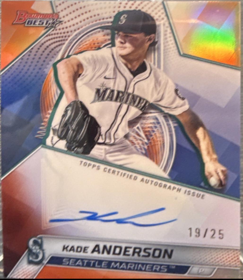 Kade Anderson [Orange X-Fractor] #B25-KAN