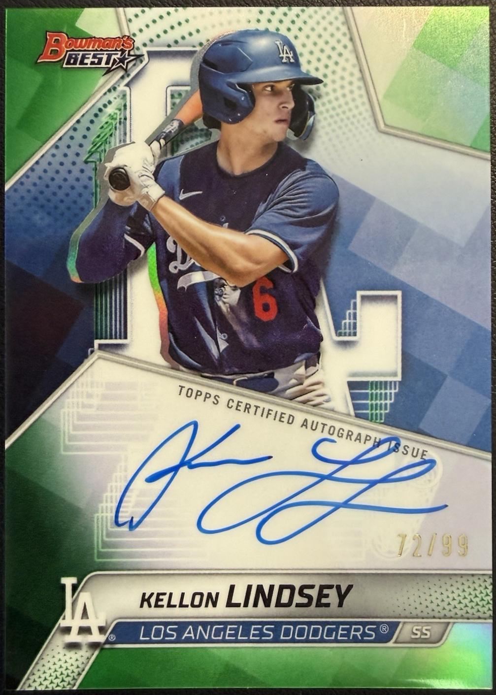 Kellon Lindsey [Green Refractor] #B25-KL
