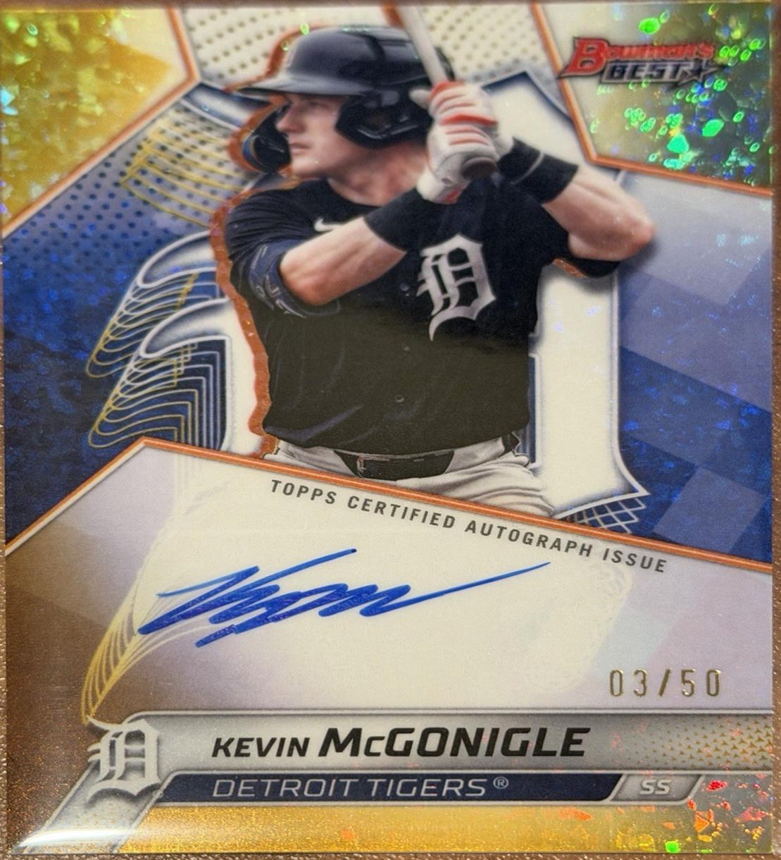 Kevin McGonigle [Gold Mini-Diamond Refractor] #B25-KM