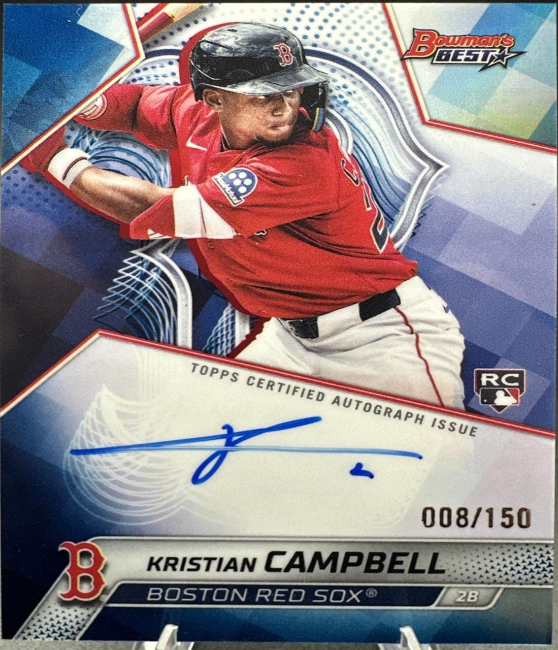 Kristian Campbell [Blue Refractor] #B25-KC
