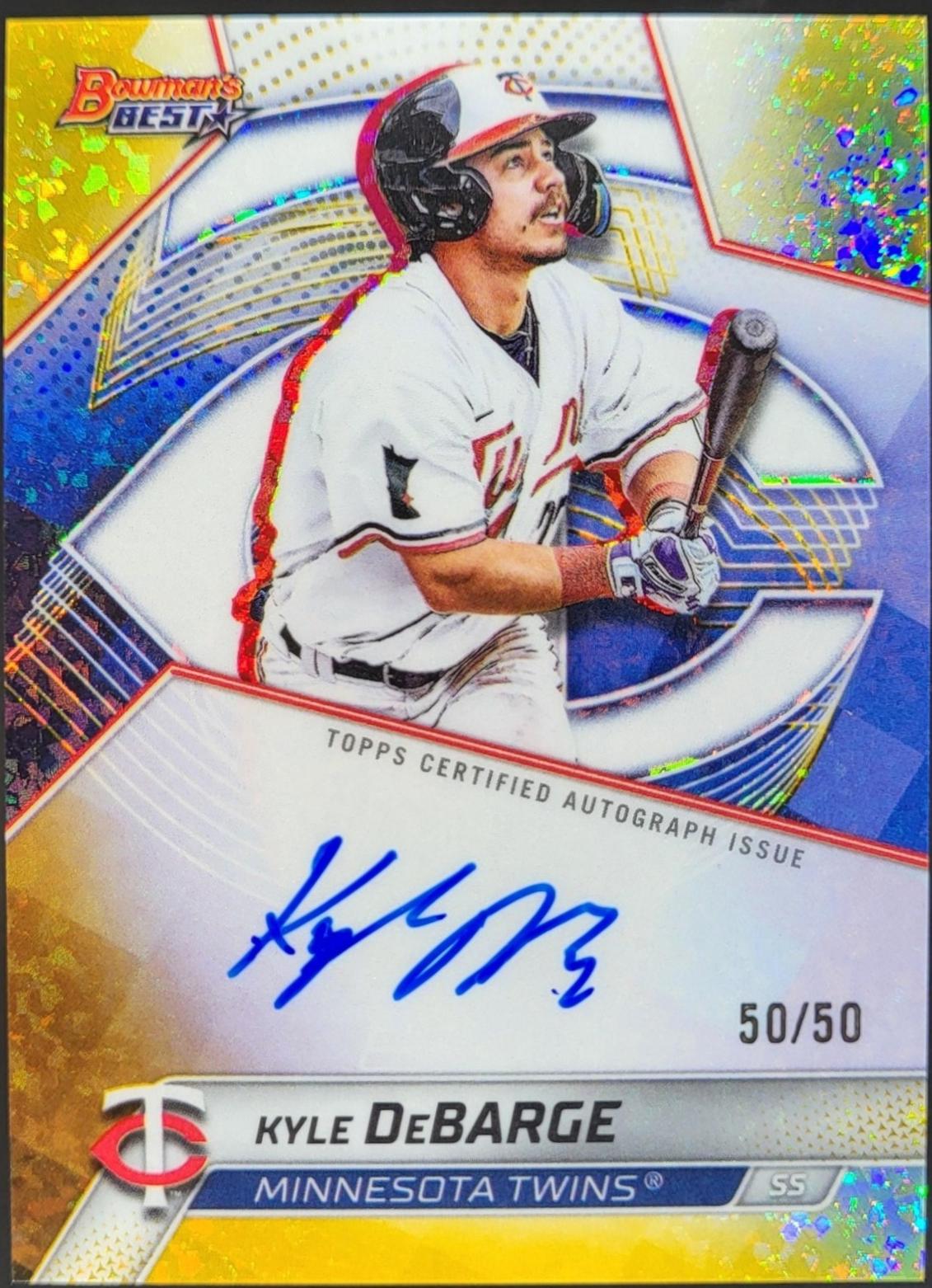 Kyle DeBarge [Gold Mini-Diamond Refractor] #B25-KD