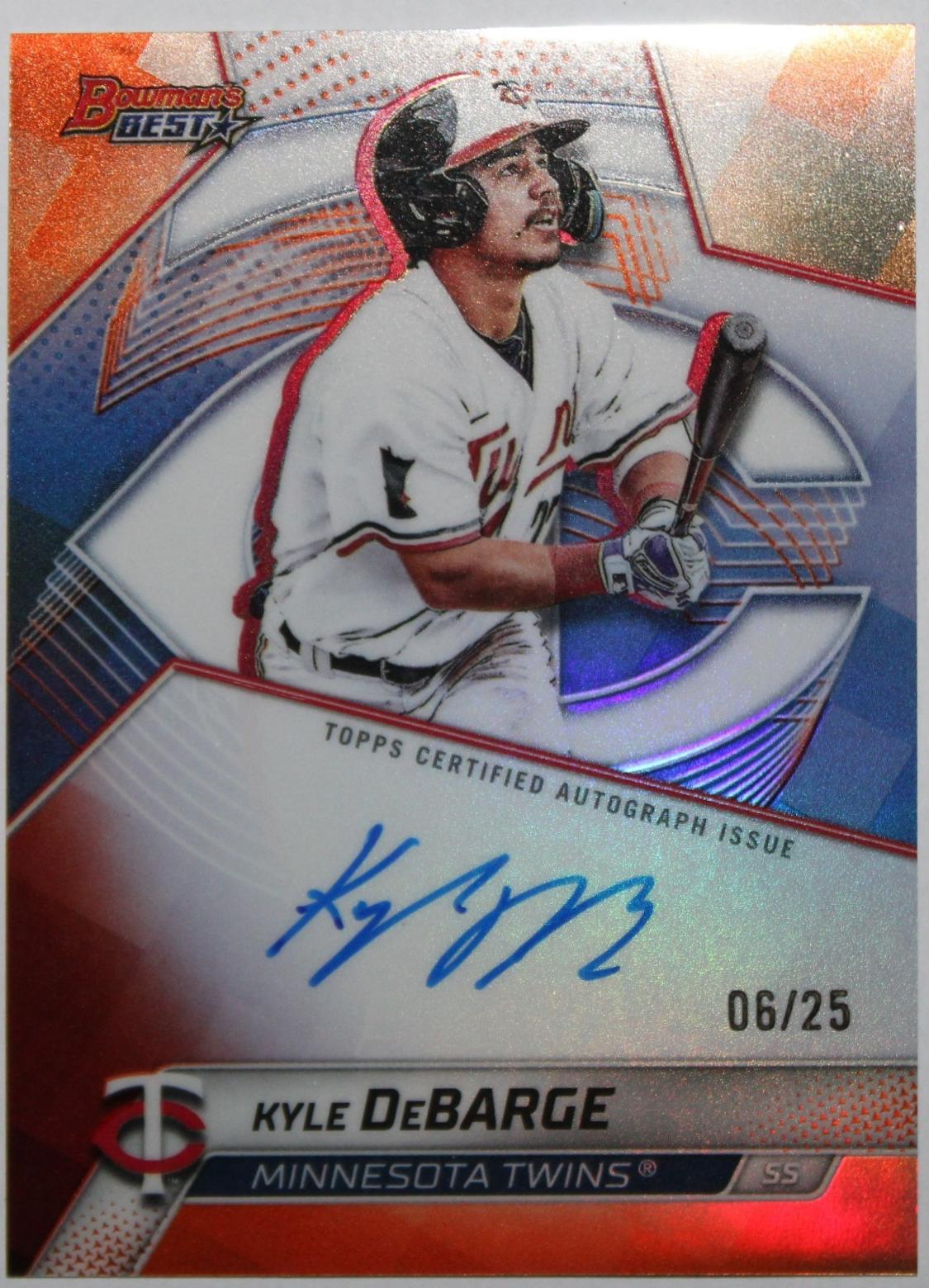 Kyle DeBarge [Orange X-Fractor] #B25-KD