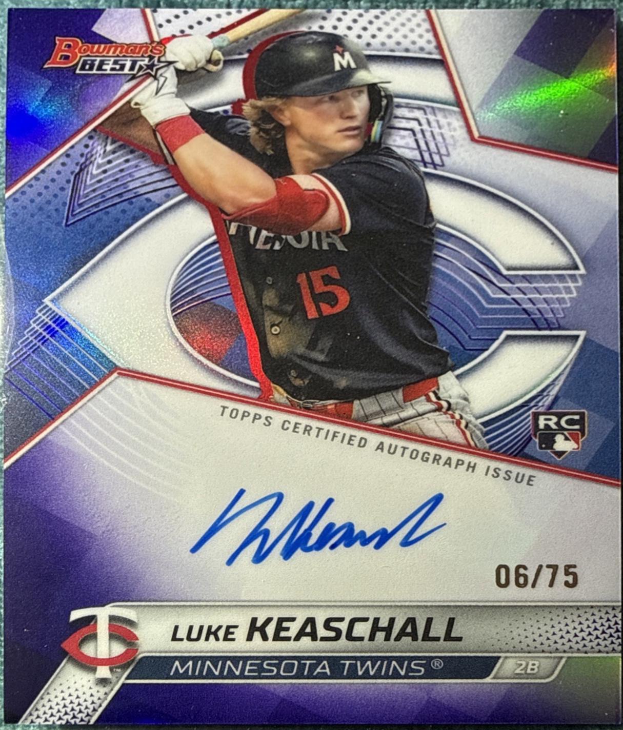 Luke Keaschall [Purple Refractor] #B25-LK