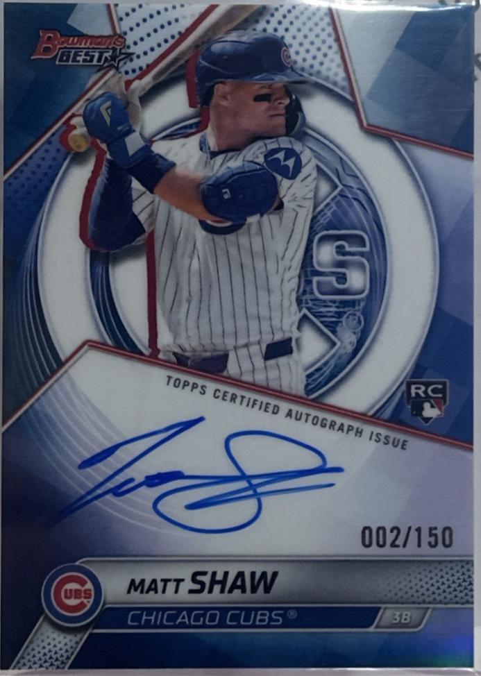 Matt Shaw [Blue Refractor] #B25-MS