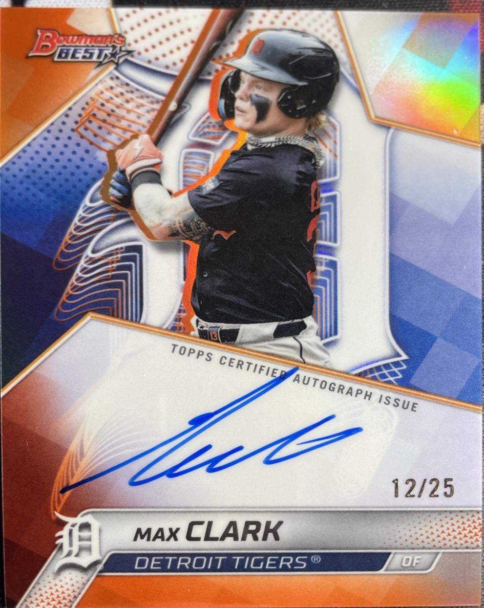 Max Clark [Orange Refractor] #B25-MC