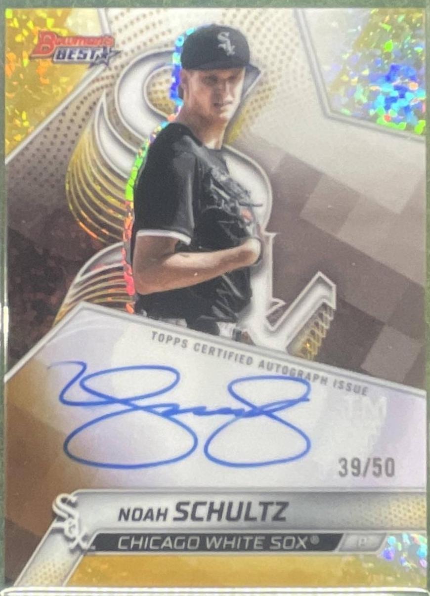 Noah Schultz [Gold Mini-Diamond Refractor] #B25-NS