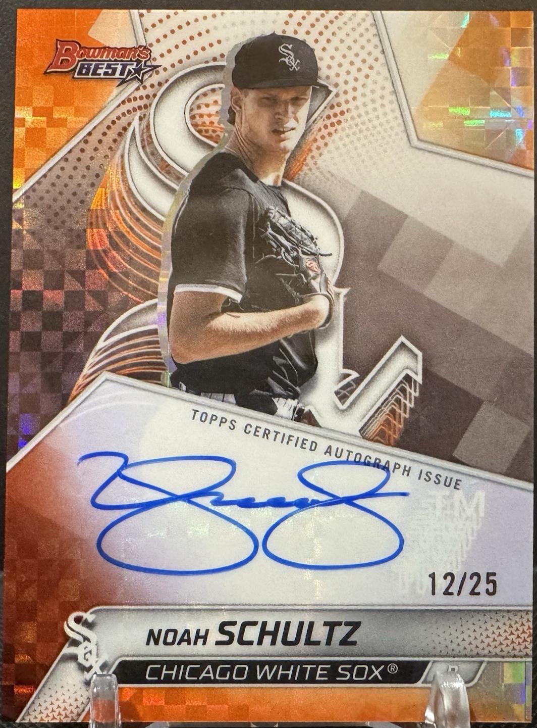 Noah Schultz [Orange X-Fractor] #B25-NS
