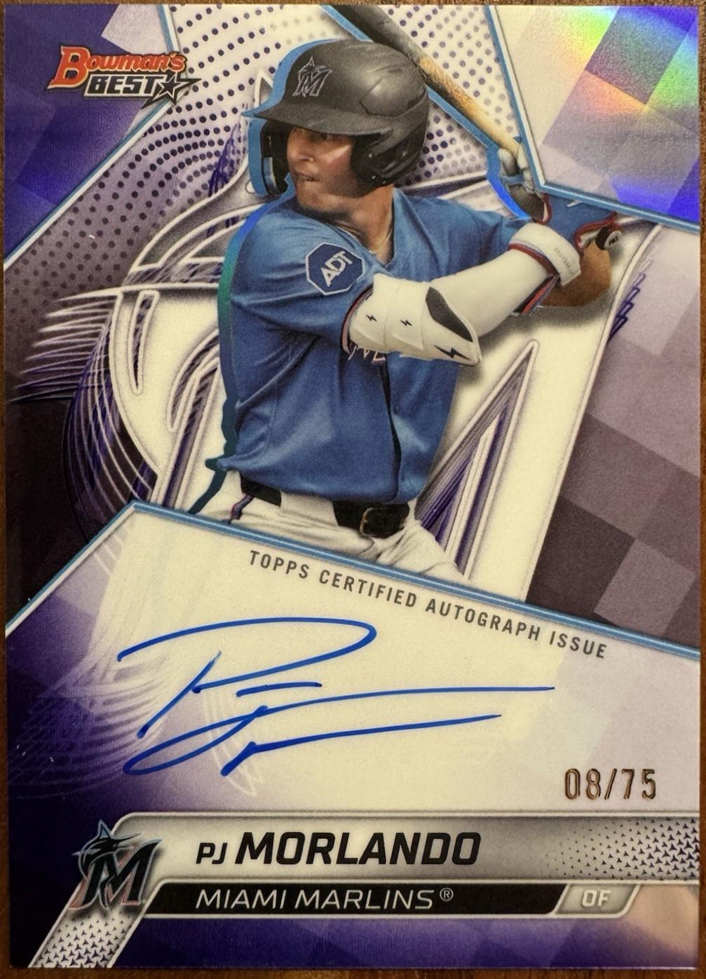 PJ Morlando [Purple Refractor] #B25-PM