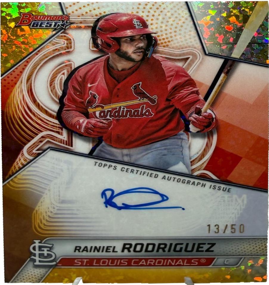 Rainiel Rodriguez [Gold Mini-Diamond Refractor] #B25-RR