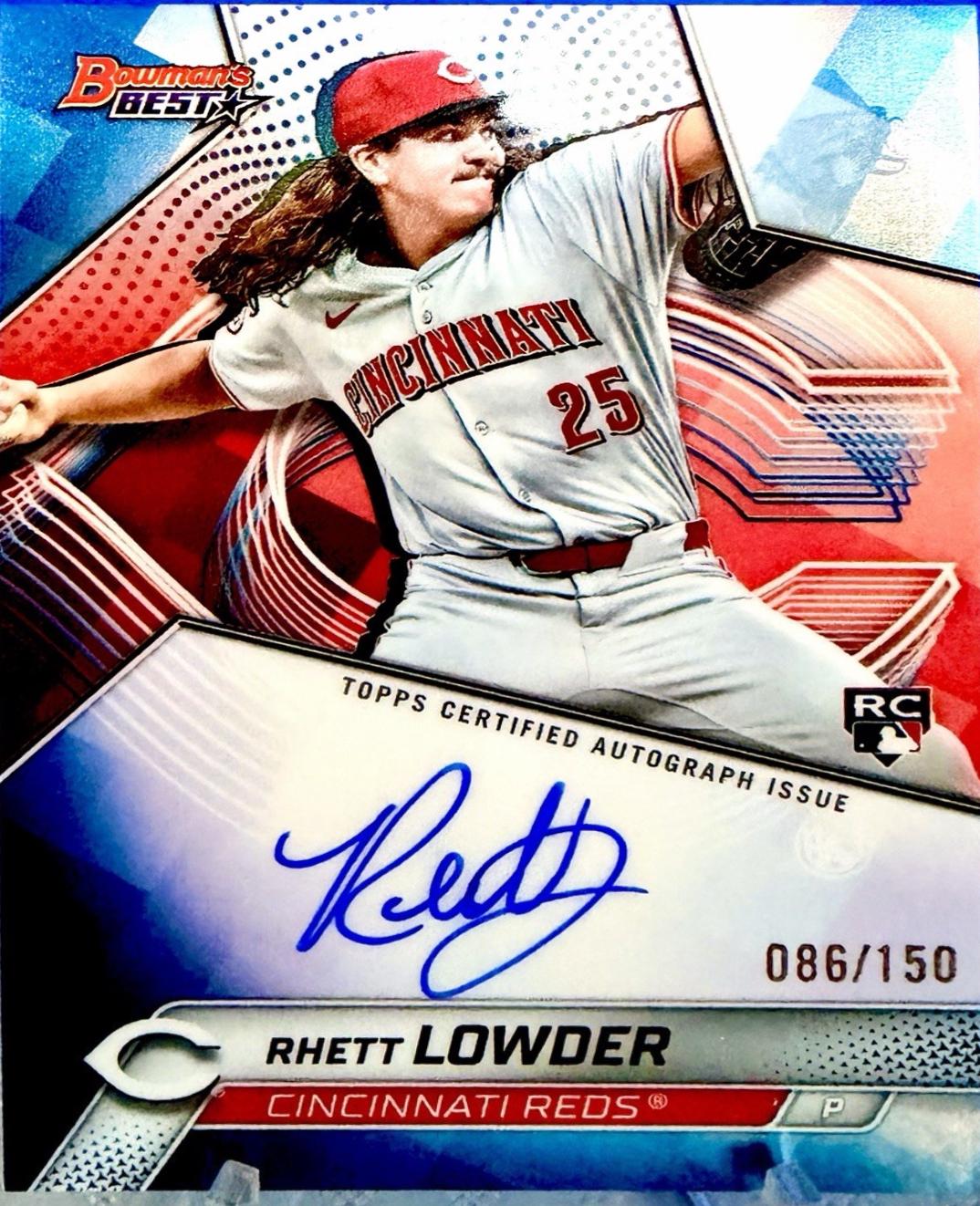 Rhett Lowder [Blue Refractor] #B25-RL