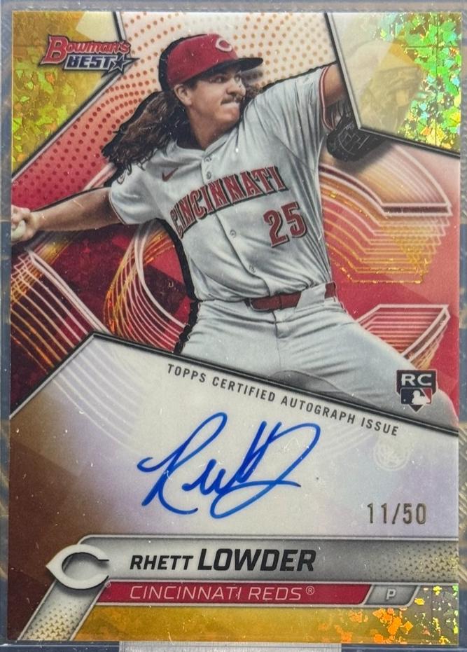 Rhett Lowder [Gold Mini-Diamond Refractor] #B25-RL
