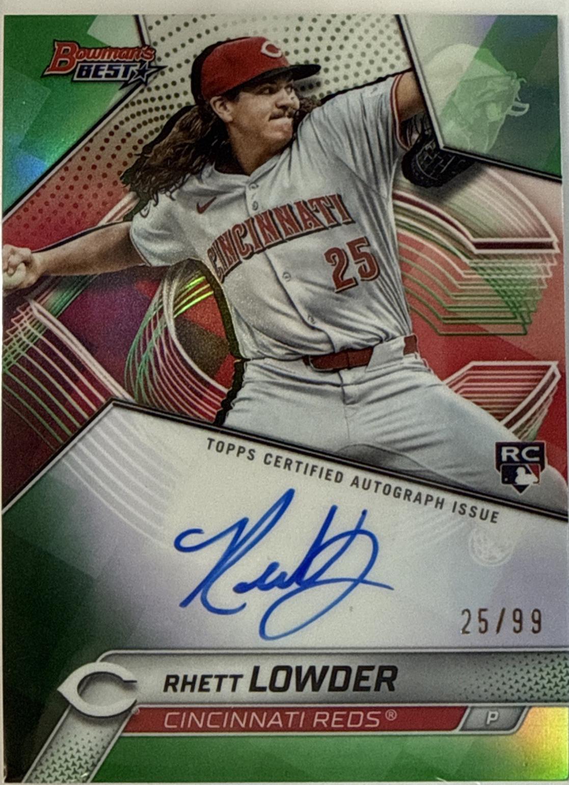 Rhett Lowder [Green Refractor] #B25-RL