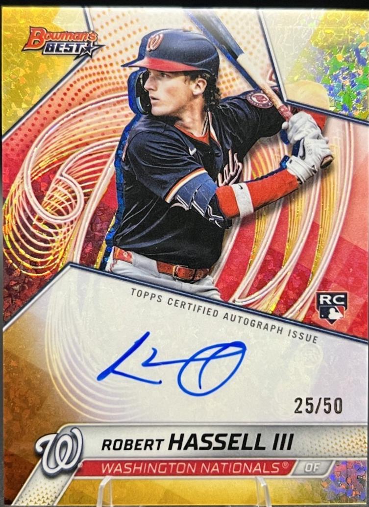 Robert Hassell III [Gold Mini-Diamond Refractor] #B25-RH
