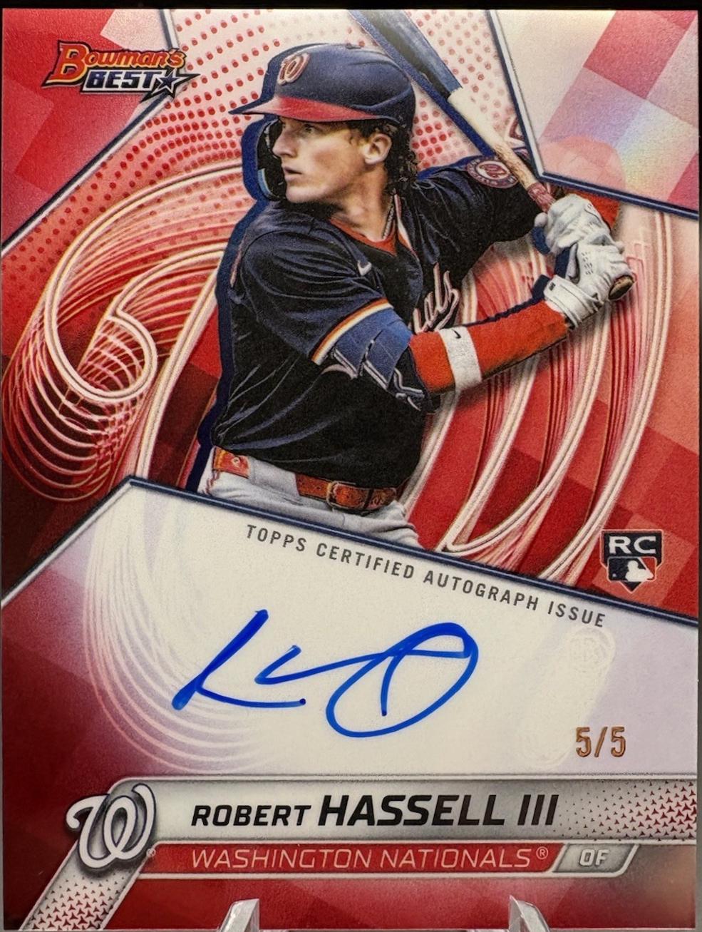 Robert Hassell III [Red Refractor] #B25-RH