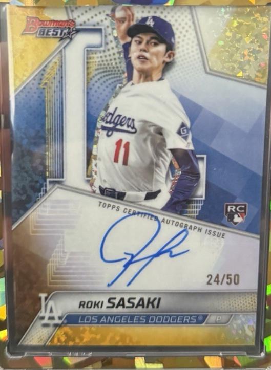 Roki Sasaki [Gold Mini-Diamond Refractor] #B25-RS