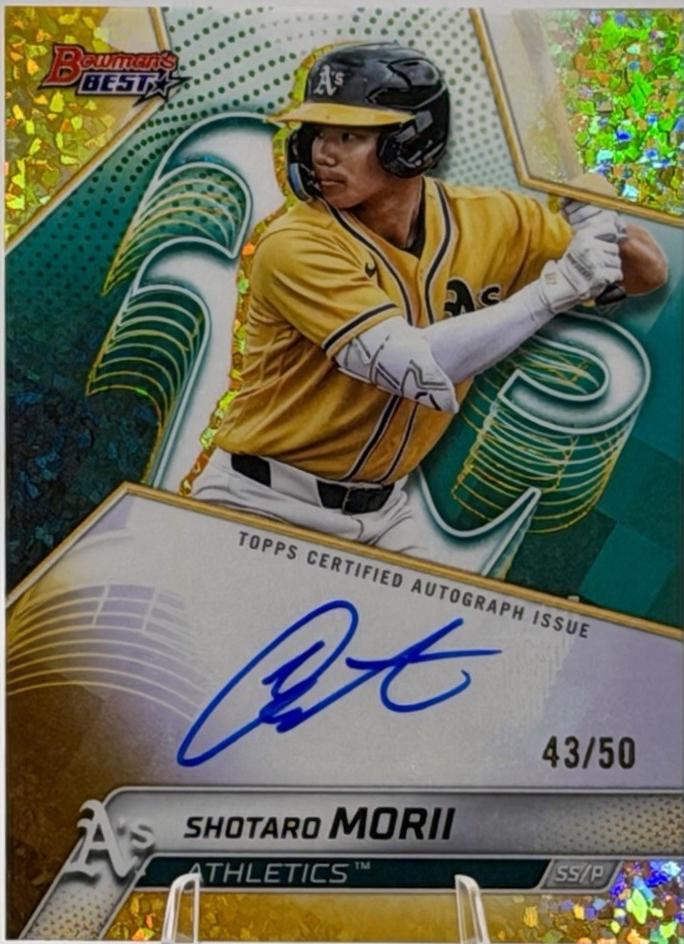 Shotaro Morii [Gold Mini-Diamond Refractor] #B25-SM