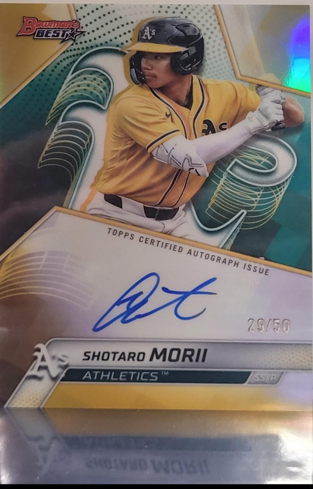 Shotaro Morii [Gold Refractor] #B25-SM
