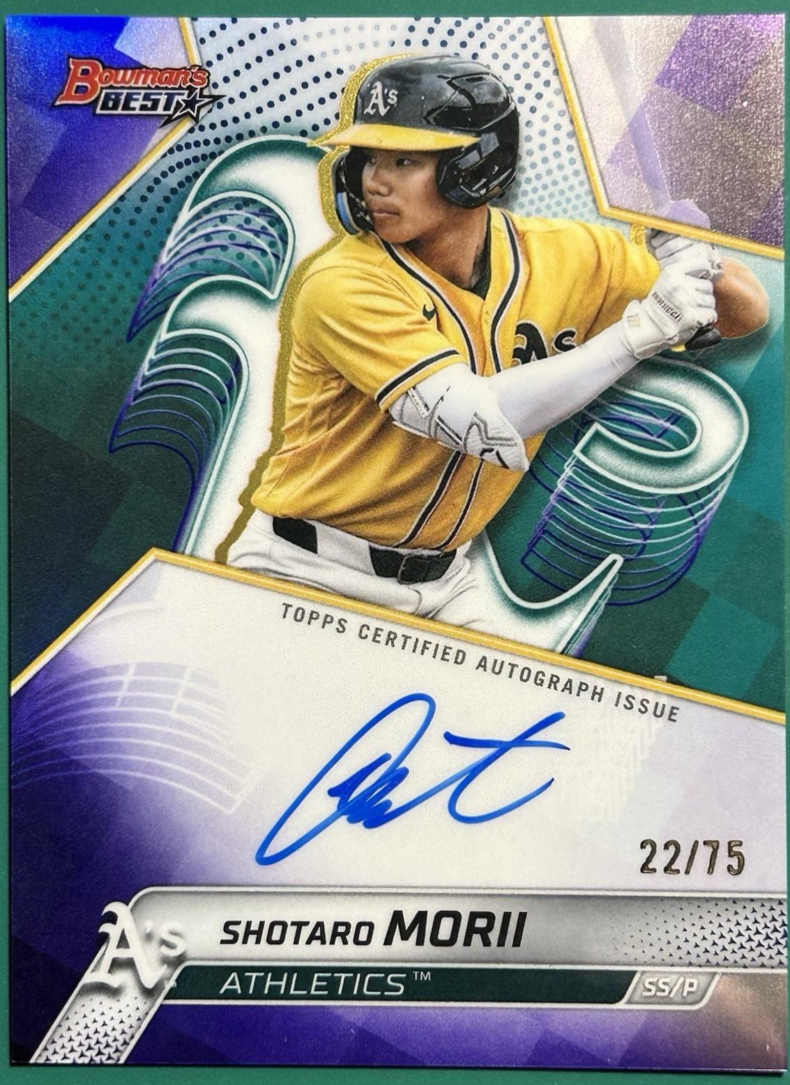 Shotaro Morii [Purple Refractor] #B25-SM