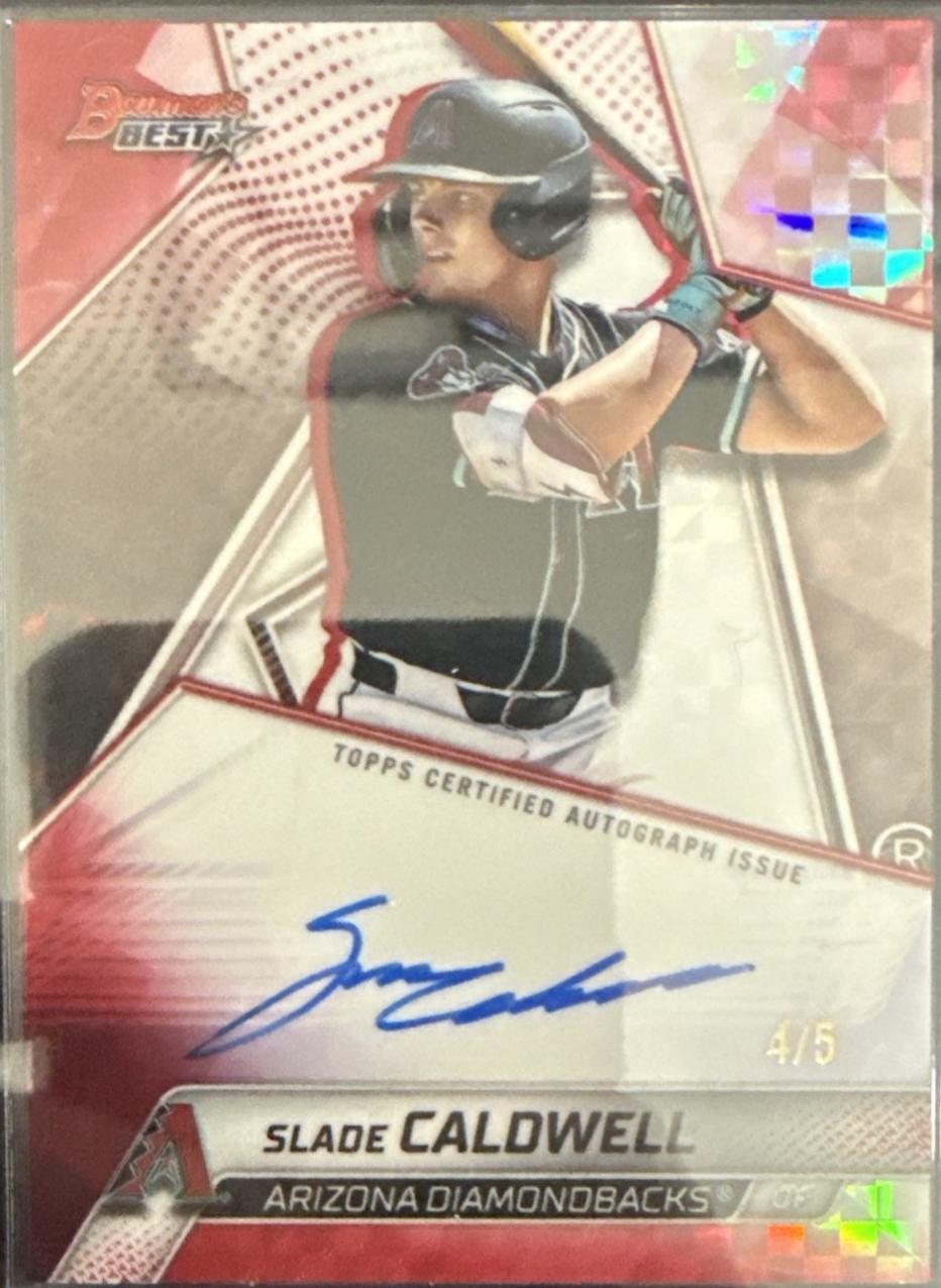 Slade Caldwell [Red X-Fractor] #B25-SC