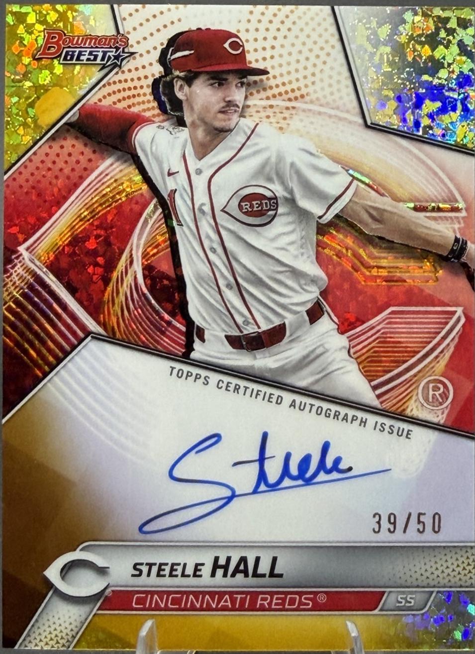 Steele Hall [Gold Refractor] #B25-SH