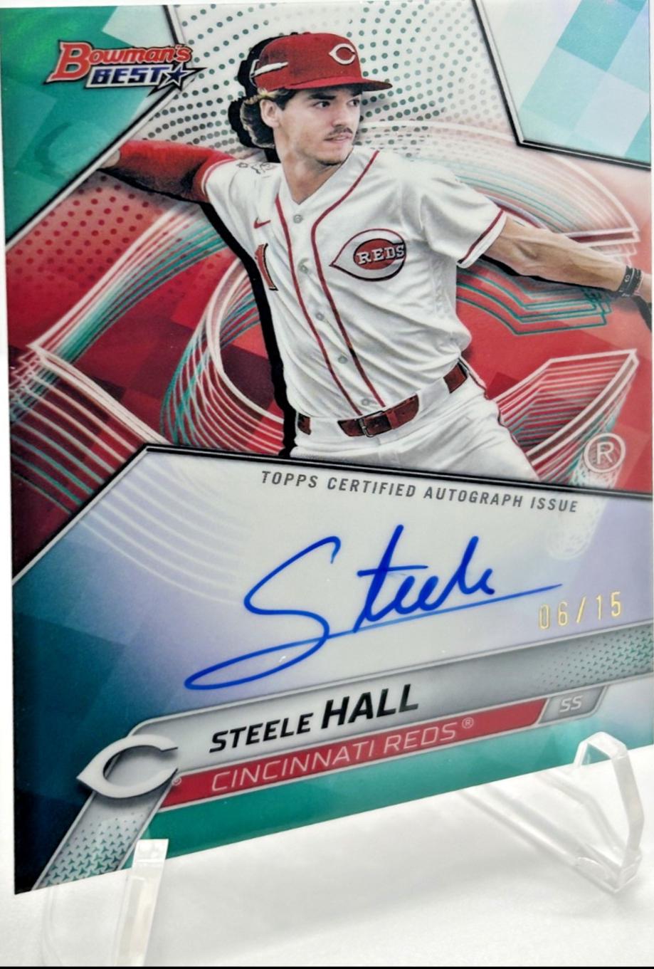 Steele Hall [Teal Refractor] #B25-SH