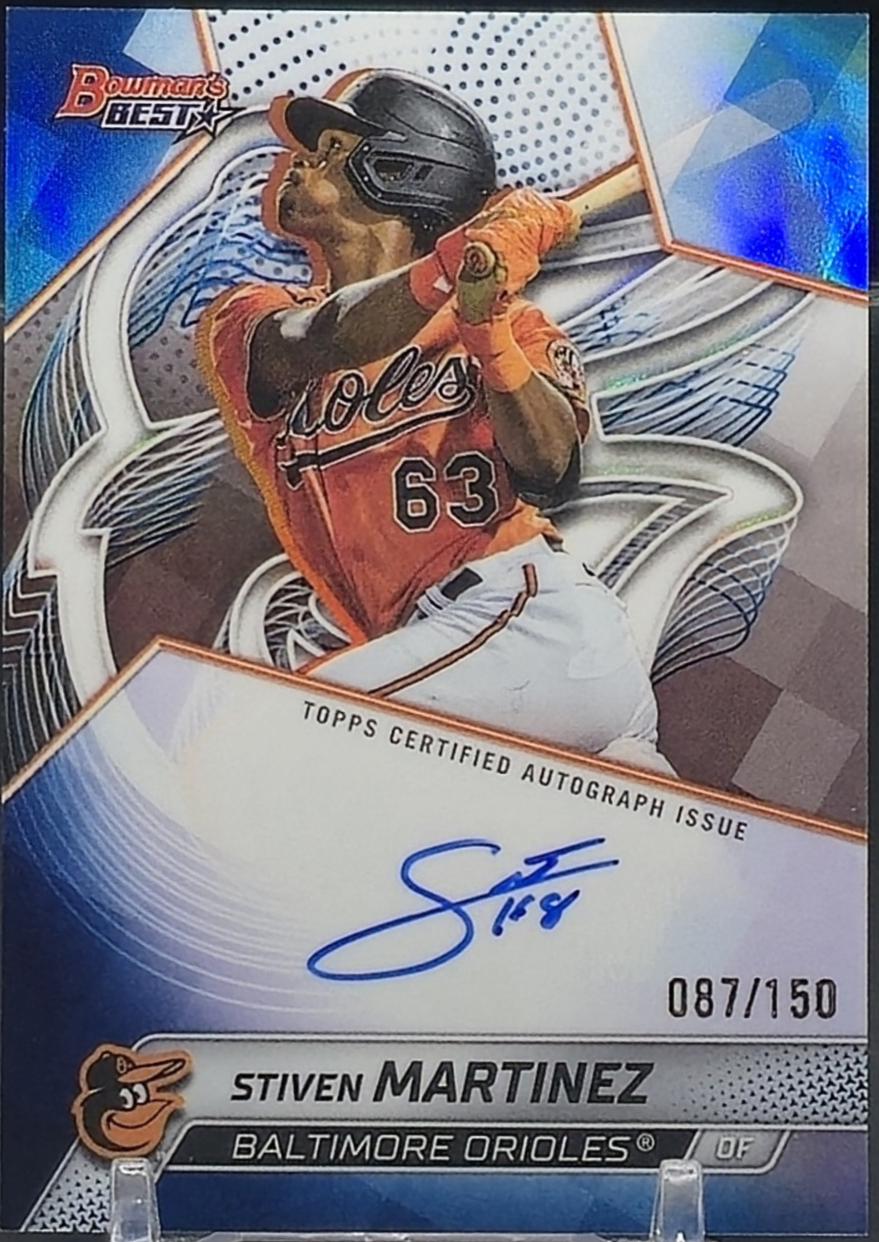 Stiven Martinez [Blue Refractor] #B25-SMA