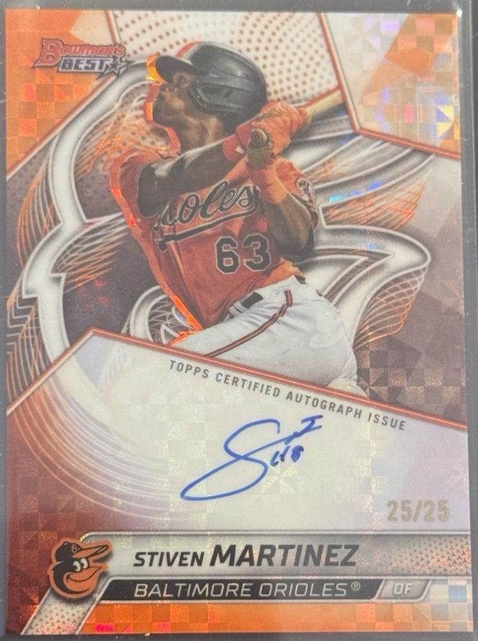 Stiven Martinez [Orange X-Fractor] #B25-SMA