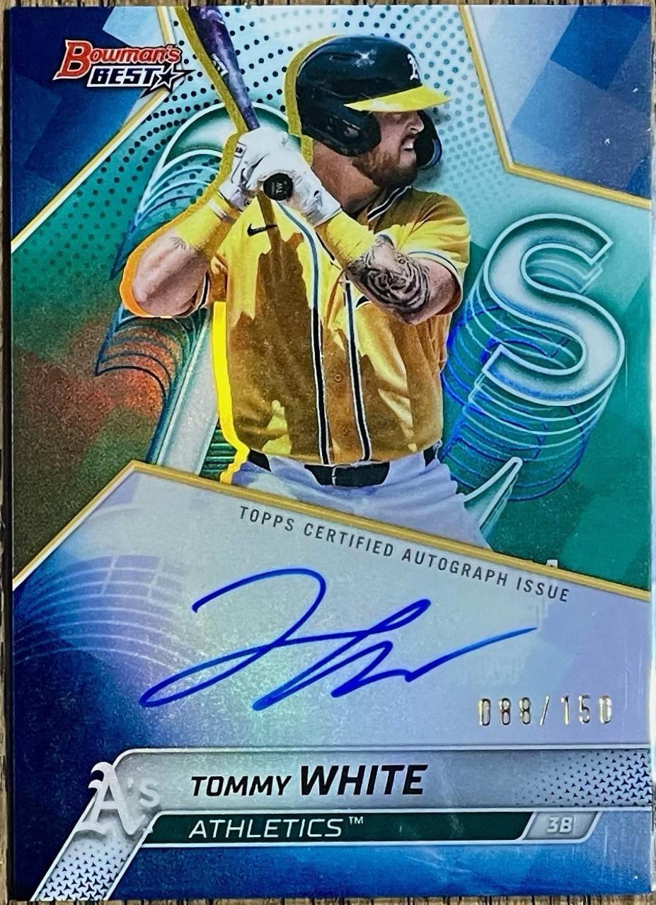 Tommy White [Blue Refractor] #B25-TWH