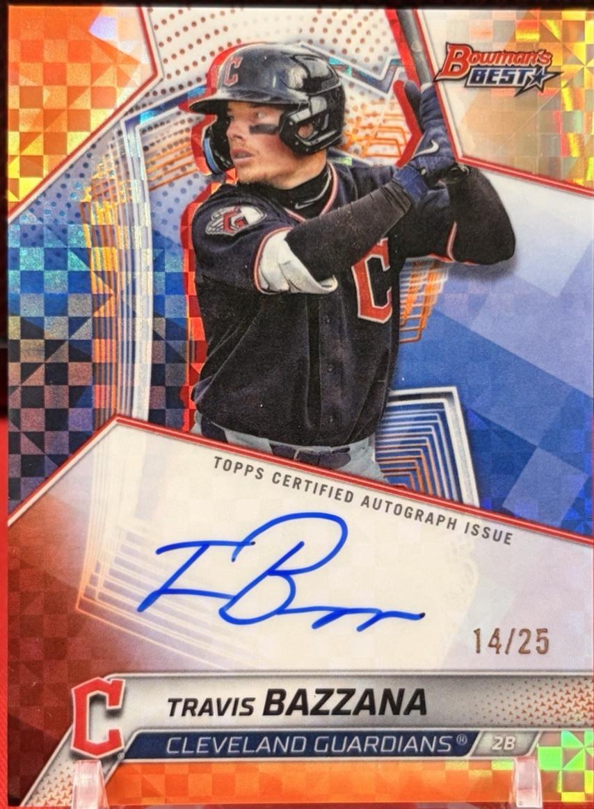 Travis Bazzana [Orange X-Fractor] #B25-TB