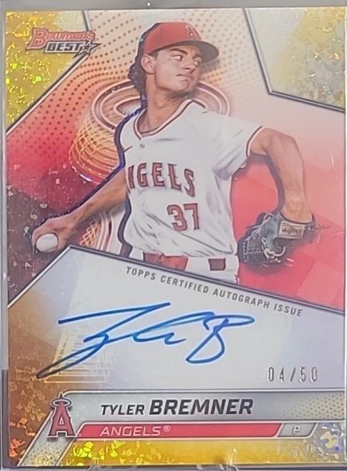 Tyler Bremner [Gold Mini-Diamond Refractor] #B25-TBR