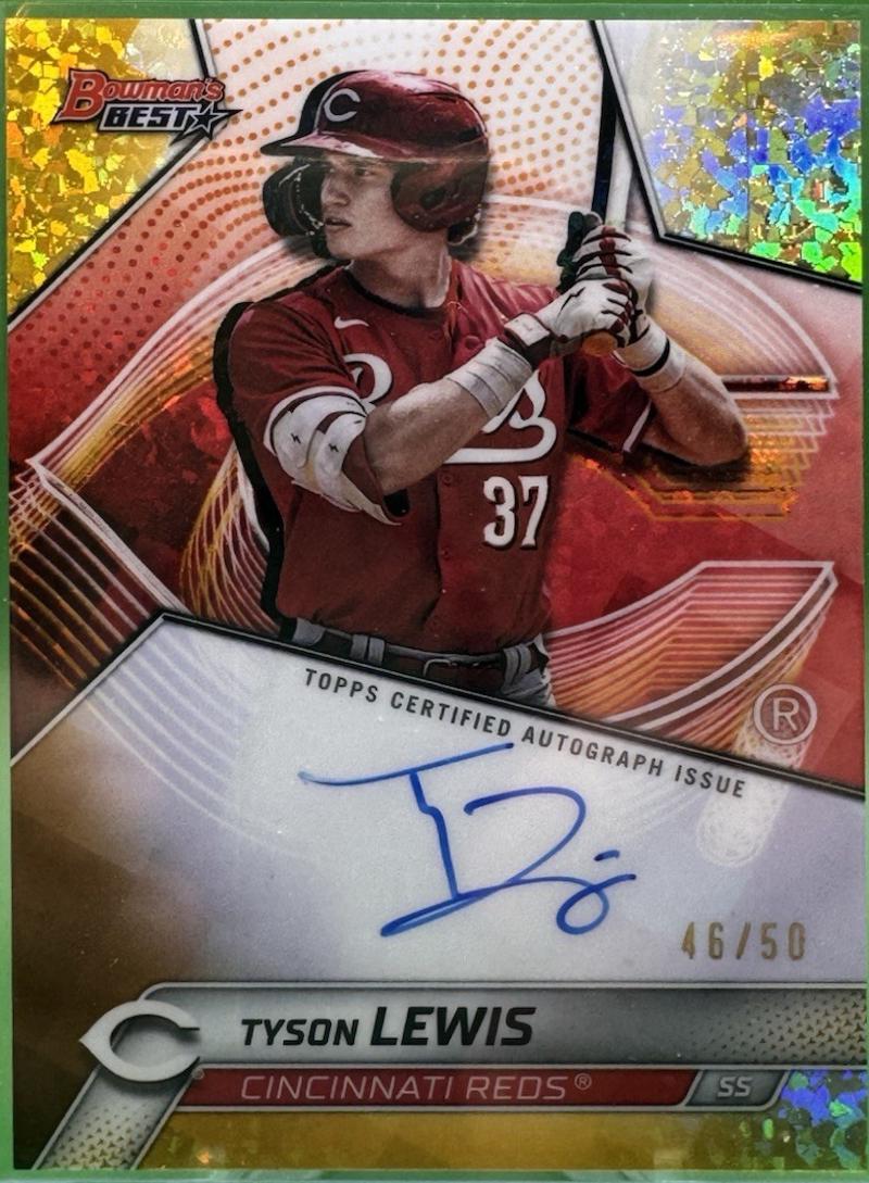 Tyson Lewis [Gold Refractor] #B25-TLE