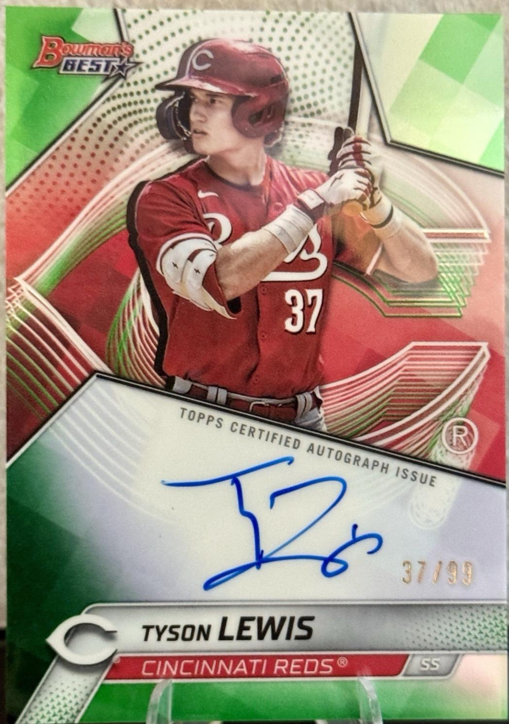 Tyson Lewis [Green Refractor] #B25-TLE