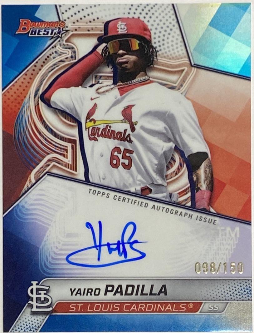 Yairo Padilla [Blue Refractor] #B25-YP