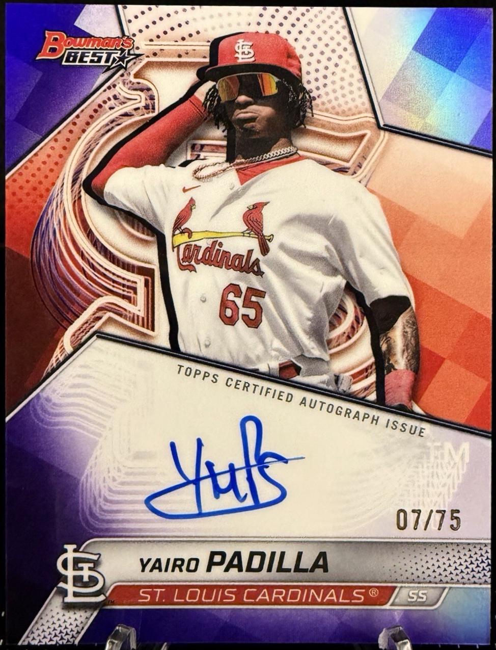 Yairo Padilla [Purple Refractor] #B25-YP