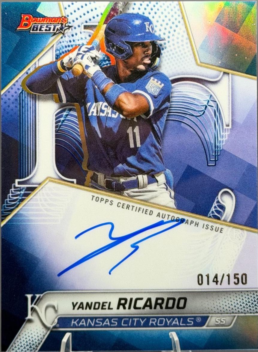 Yandel Ricardo [Blue Refractor] #B25-YR