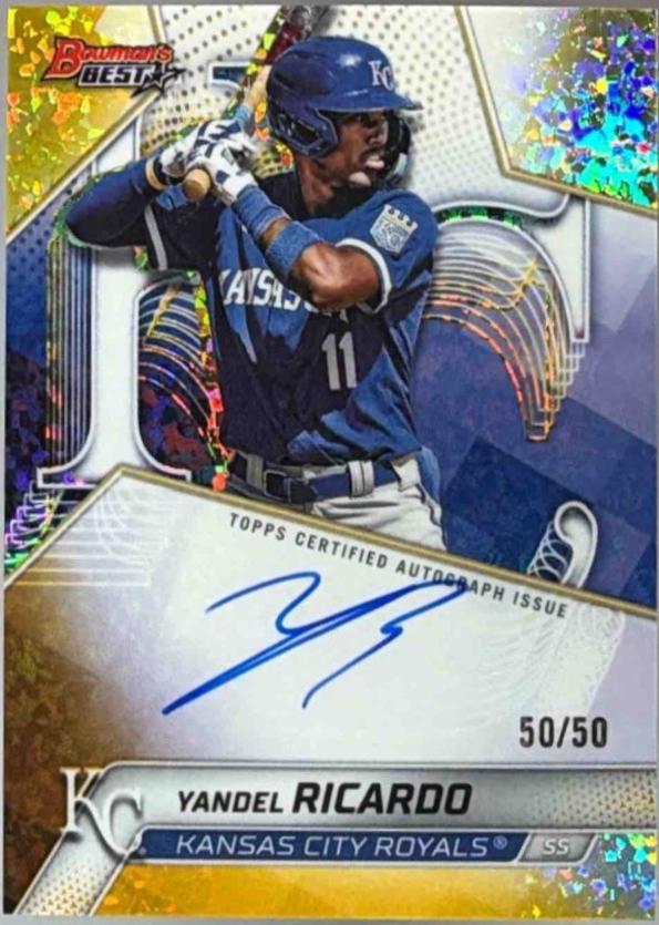 Yandel Ricardo [Gold Refractor] #B25-YR