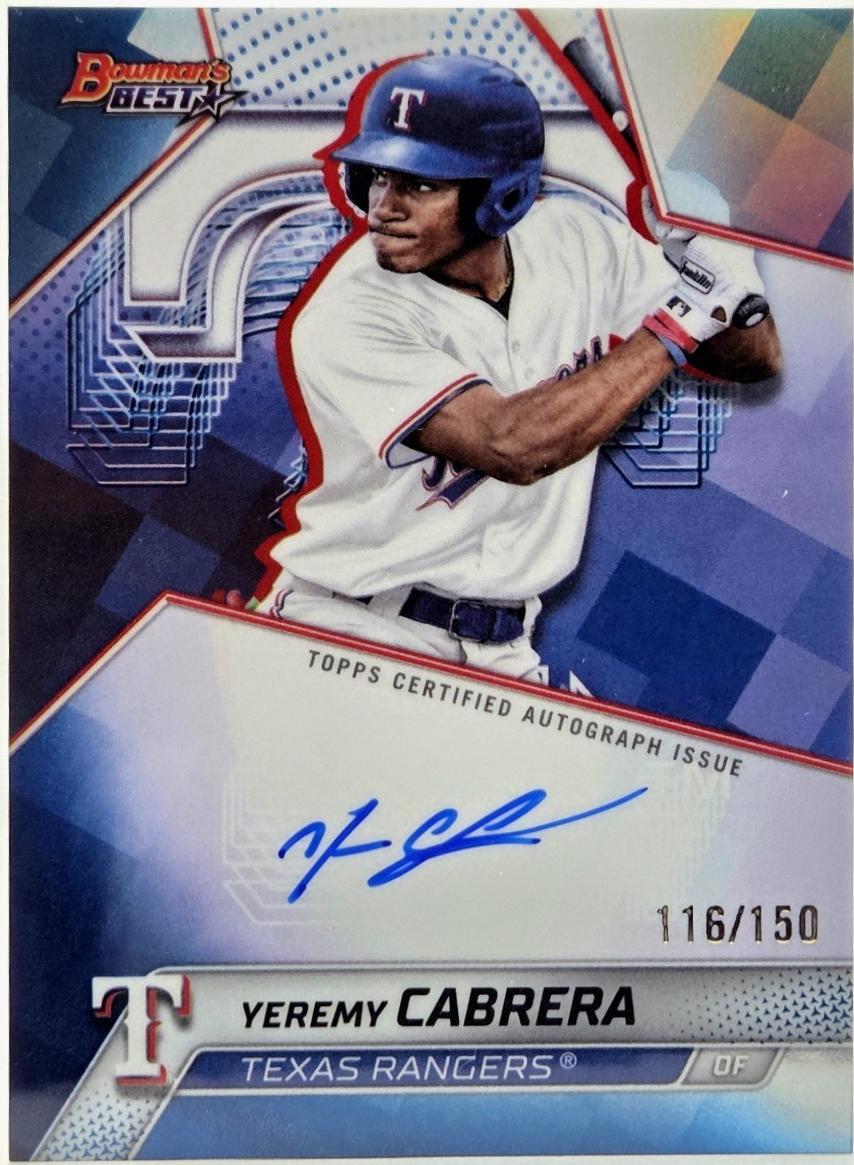 Yeremy Cabrera [Blue Refractor] #B25-YCA