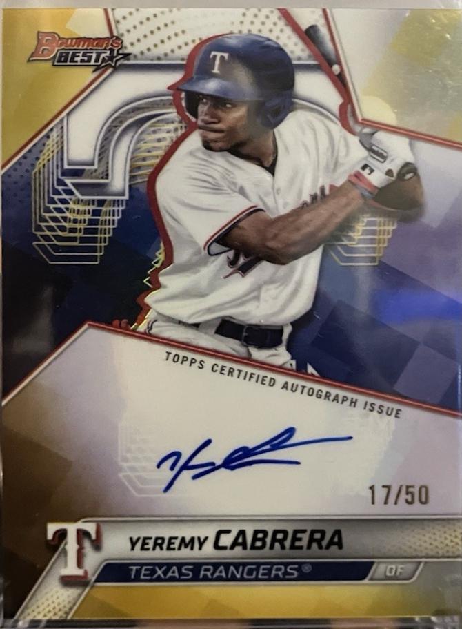 Yeremy Cabrera [Gold Refractor] #B25-YCA