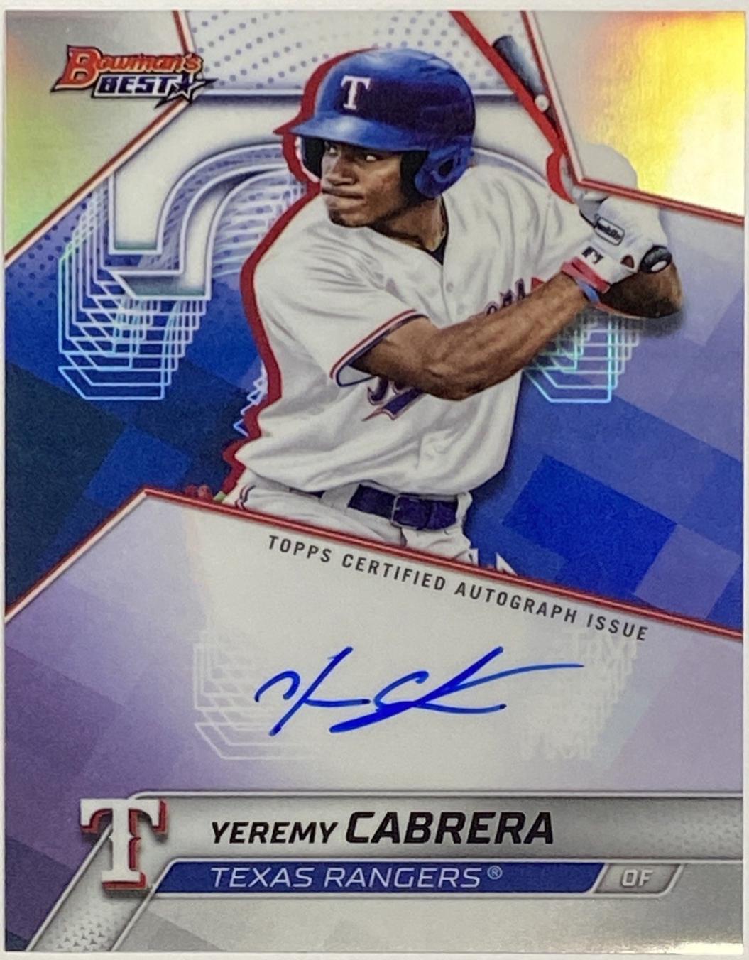 Yeremy Cabrera [Refractor] #B25-YCA