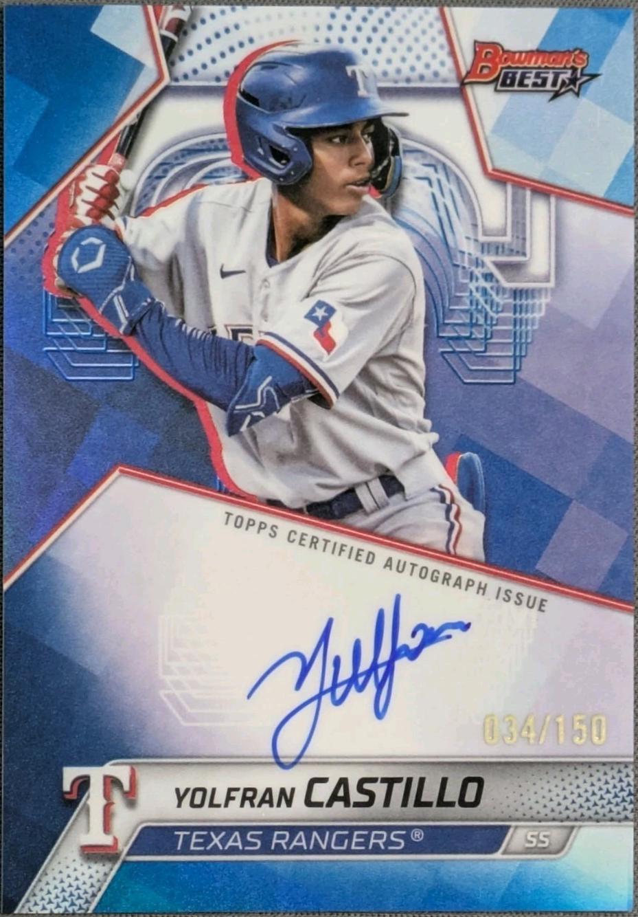 Yolfran Castillo [Blue Refractor] #B25-YC