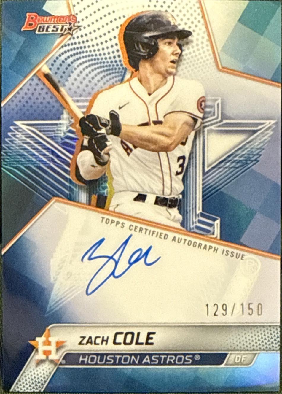 Zach Cole [Blue Refractor] #B25-ZC