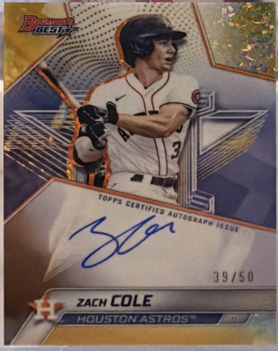 Zach Cole [Gold Refractor] #B25-ZC