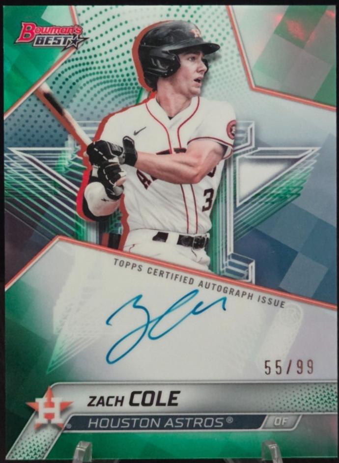 Zach Cole [Green Refractor] #B25-ZC