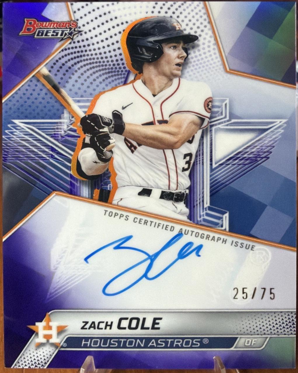 Zach Cole [Purple Refractor] #B25-ZC
