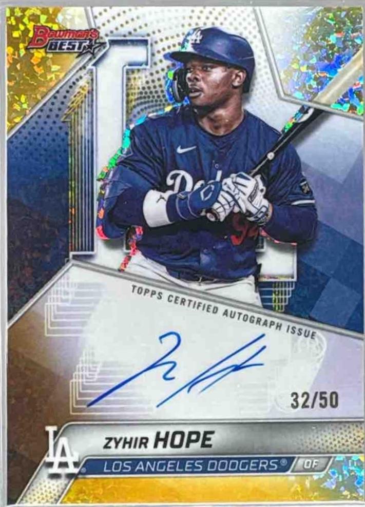 Zyhir Hope [Gold Mini-Diamond Refractor] #B25-ZH