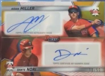 Aidan Miller / Dante Nori [Gold] #DA-MN