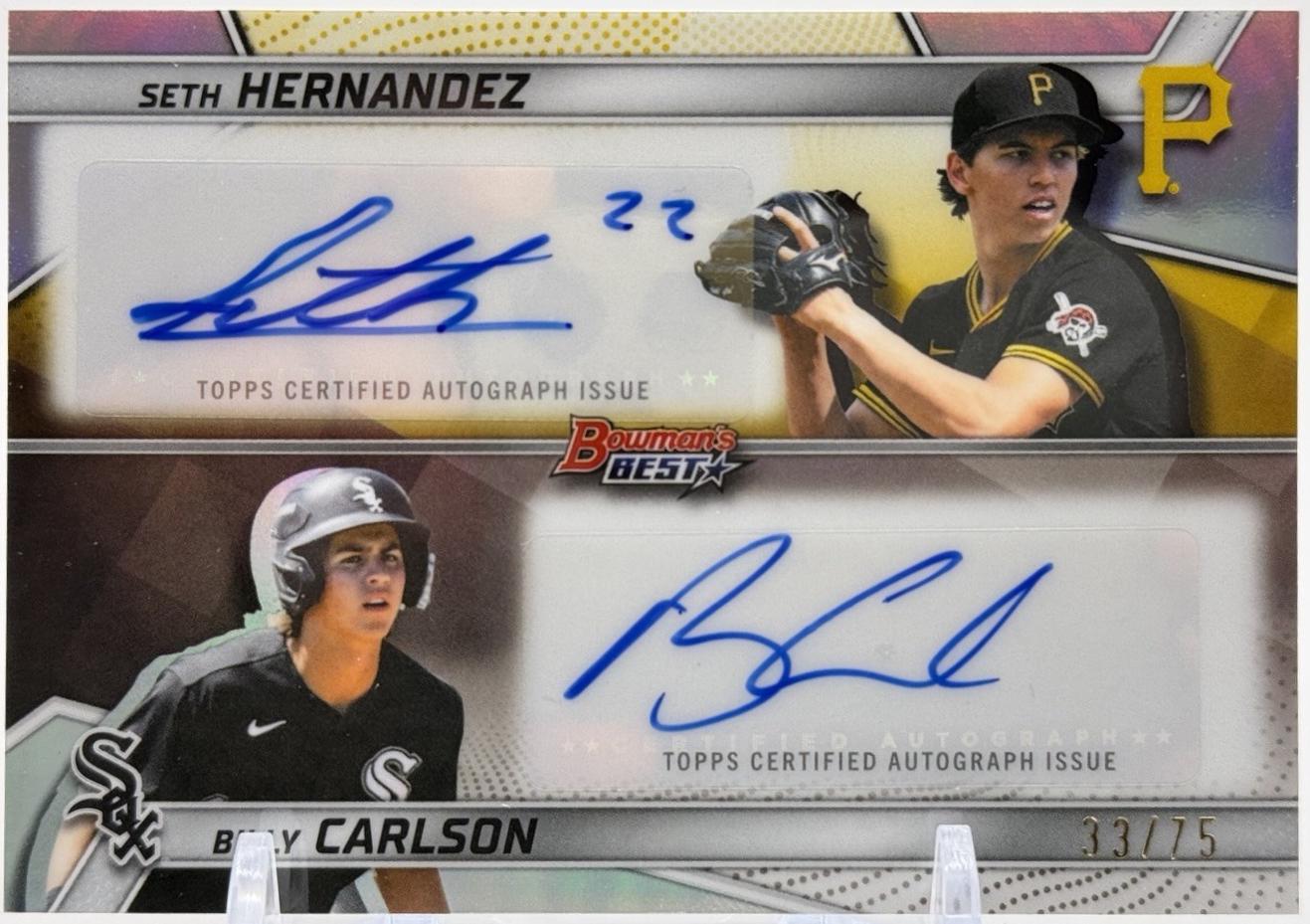 Billy Carlson / Seth Hernandez [Gold] #DA-HC