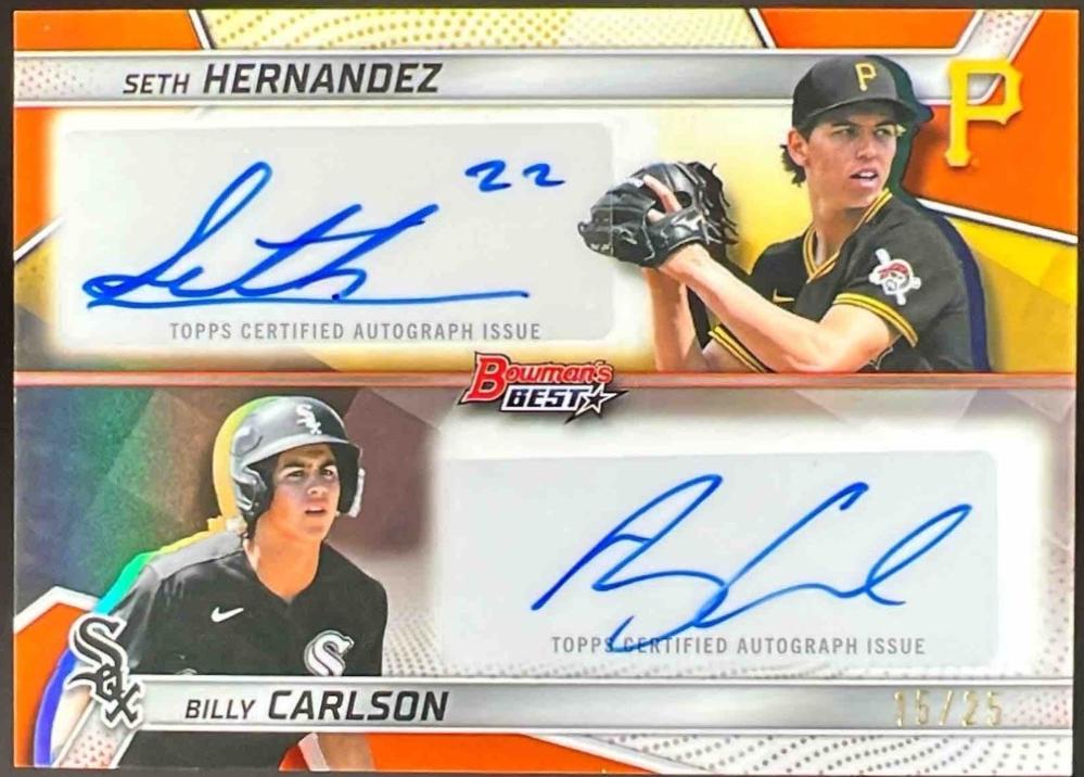 Billy Carlson / Seth Hernandez [Orange] #DA-HC
