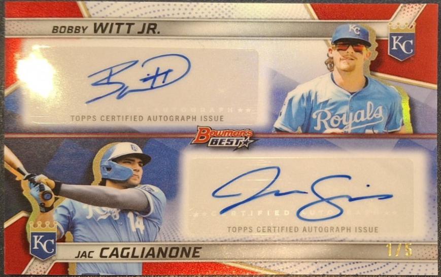 Jac Caglianone / Bobby Witt Jr. [Red] #DA-WCA
